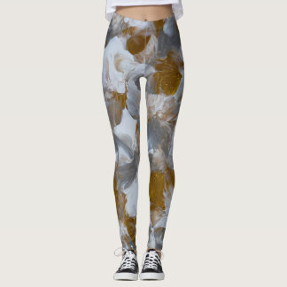 Leggings-Handgemaakte kunst-zilver en goud  Leggings