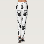 Leggings Hang On Black Cat (Dos)