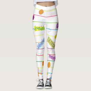 Leggings Hanoukka Design