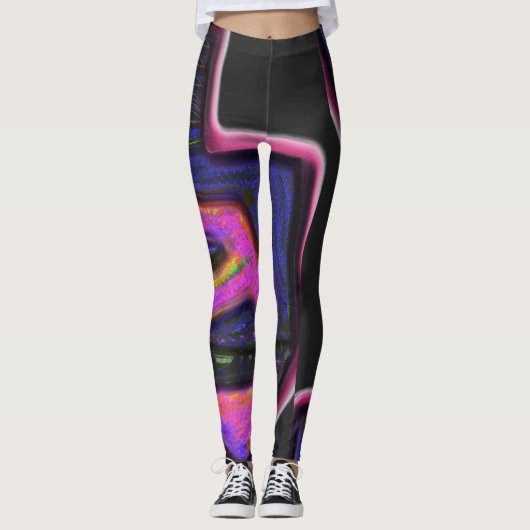 Leggings Hanoukka dreidel (Devant)