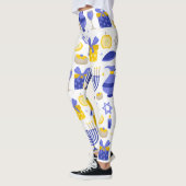 Leggings hanoukka dreidel menorah (Gauche)
