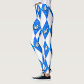 Leggings Hanoukka Dreidel Motif Jacquard (Gauche)