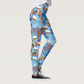 Leggings Hanukiahs, Menorahs et Motif de bougies (Droite)