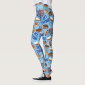 Leggings Hanukiahs, Menorahs et Motif de bougies (Gauche)