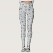Leggings Happy Egg with Bird and Flowers (Devant)