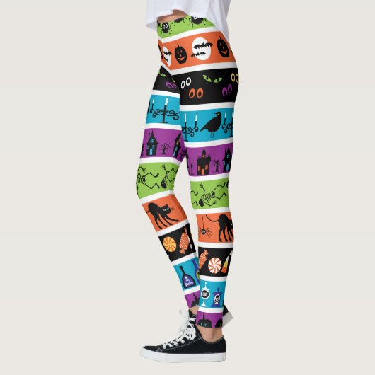 Leggings Happy Halloween design (Gauche)