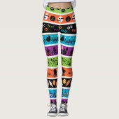 Leggings Happy Halloween design (Devant)