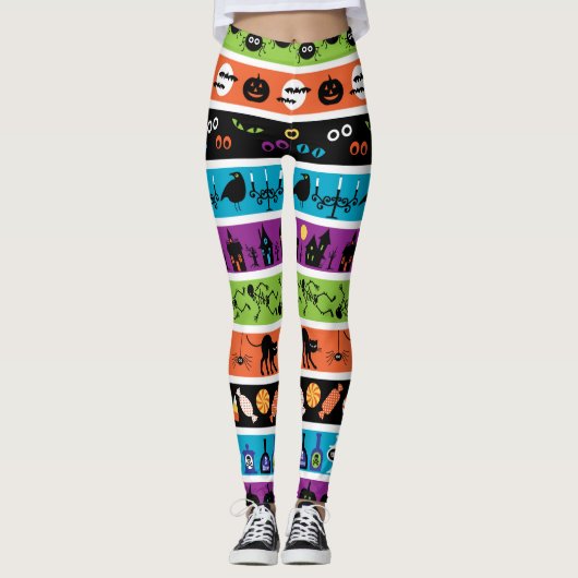 Leggings Happy Halloween design (Devant)