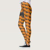 Leggings Happy Halloween Éffrayant chauve-souris (Gauche)