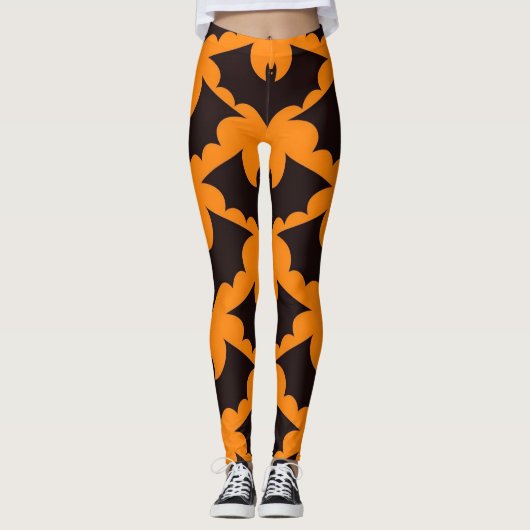 Leggings Happy Halloween Éffrayant Cute & Festive Halloween (Devant)