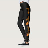Leggings HAPPY HALLOWEEN typographie | (Gauche)