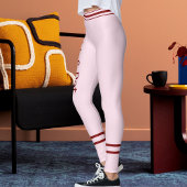 Leggings Happy Valentine's Day Love Cute Red Pink DIY Gift