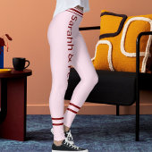 Leggings Happy Valentine's Day Love Cute Red Pink DIY Gift