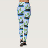 Leggings Haricots verts mignons sur dessin animé trampoline (Dos)
