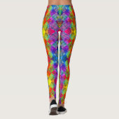 Leggings [Harlequin Cravate-Dye] À damiers fractal diamant (Dos)