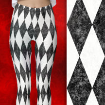 Harlequin diamant argyle noir et blanc classique