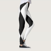 Leggings harlequin noir et blanc (Droite)