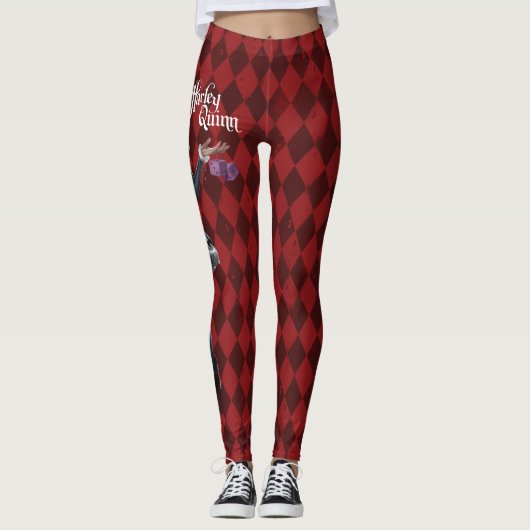 Leggings Harley Quinn Avec Dice Fuzzy (Devant)