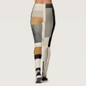 Leggings Harmonie dans les nuances : Composition abstraite (Dos)