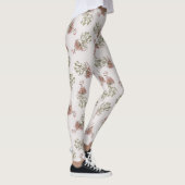 Leggings Harmonie de fleurs chaudes Motif floral (Droite)