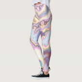 Leggings Harmonie de marbre pastel (Gauche)