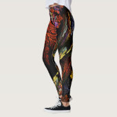 Leggings Harmonie des couleurs Art Abstrait (Gauche)