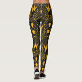 Leggings Harmonie géométrique : conception d'ornement numér (Dos)
