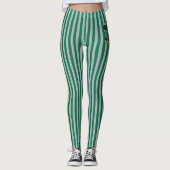 Leggings Harry Potter | Blason de Serpentard avec bannière (Devant)