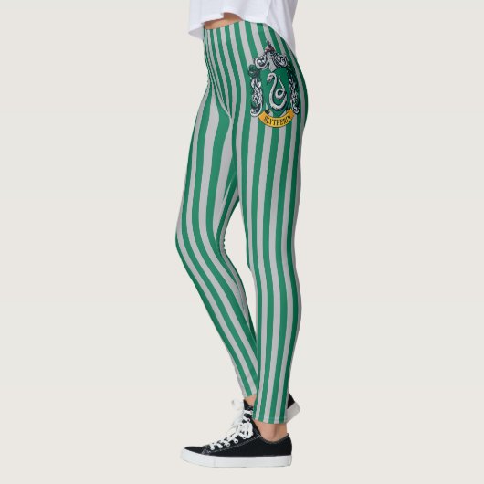 Leggings Harry Potter | Blason de Serpentard avec bannière (Gauche)