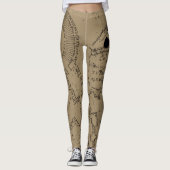 Leggings Harry Potter | MISCHIEF MANAGED™ Mappage Empreinte (Devant)