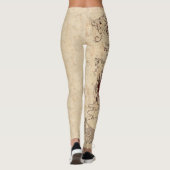Leggings Harry Potter Spell | Carte de Marauder (Dos)