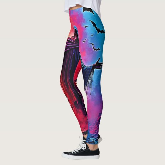 Leggings Hauning Demon Habillé Dans L'Ombre Design (Gauche)