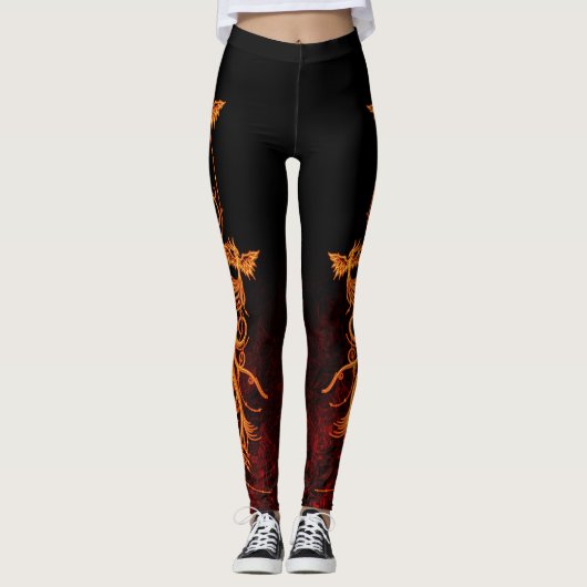 Leggings Hausse des guêtres de Phoenix (Devant)