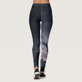 LEGGINGS HAUT DE GAMME IMPRIMÉE SOIR CIEL ET NUAGES (Dos)
