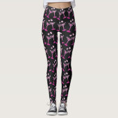 Leggings Hauteur de la mode de l'heure du cocktail (Devant)
