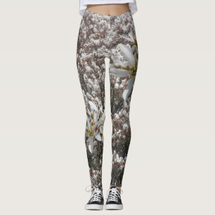 Leggings Hauteur des fleurs de raisin