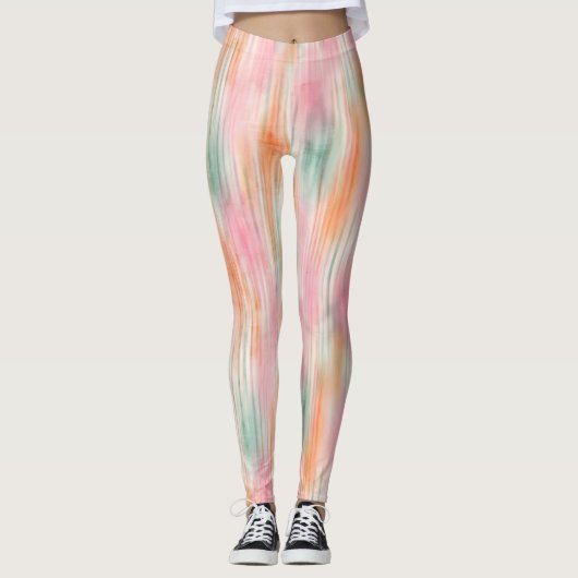 Leggings Hauteur du rêve aquarelle (Devant)