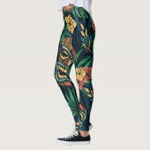 Leggings Hawaï Tiki Masque Motif tropical (Gauche)
