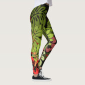 Leggings Hawaii Aloha Palm Hula Art Design (Droite)