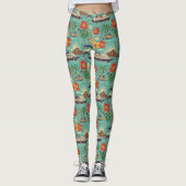 Leggings Hawaii Cruise Tropical Island Ship Design (Devant)