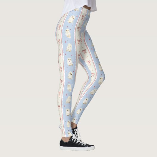 Leggings Hedwig Owl Post Stripe Pattern (Droite)