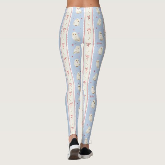 Leggings Hedwig Owl Post Stripe Pattern (Dos)