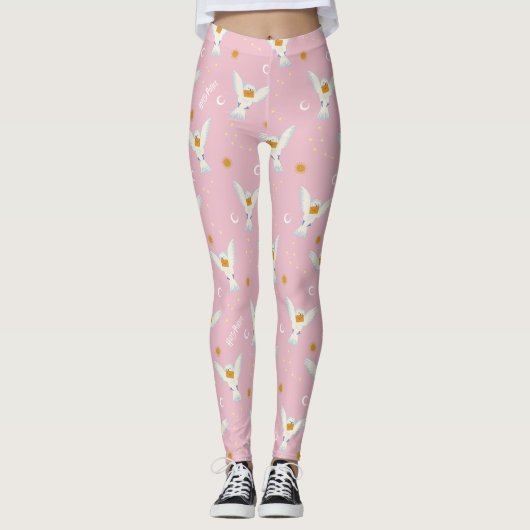 Leggings Hedwig Pink Solstice Pattern (Devant)