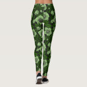 Leggings Hellebores blancs avec feuille (Dos)