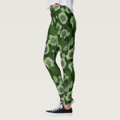 Leggings Hellebores blancs avec feuille (Gauche)