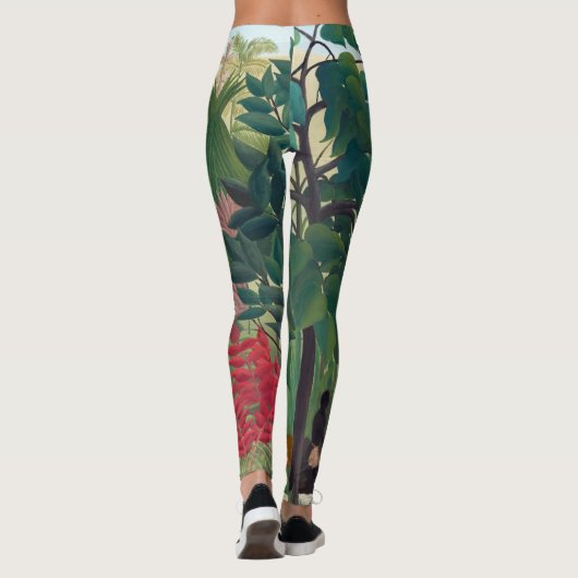 Leggings Henri Rousseau - La cascade (Dos)