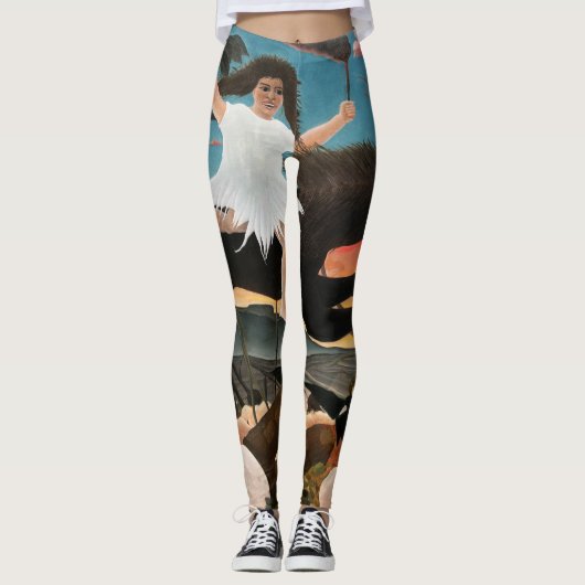 Leggings Henri Rousseau - La guerre (Devant)