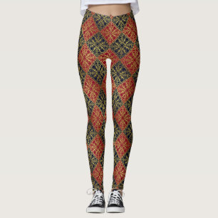 Leggings Herald de la Renaissance médiévale Lion Leopard Me