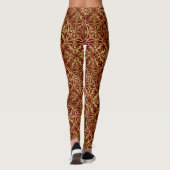 Leggings Herald de la Renaissance médiévale Lion Leopard Me (Dos)