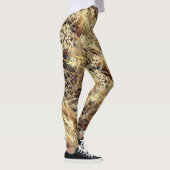 Leggings herbe sauvage abstraite (Droite)